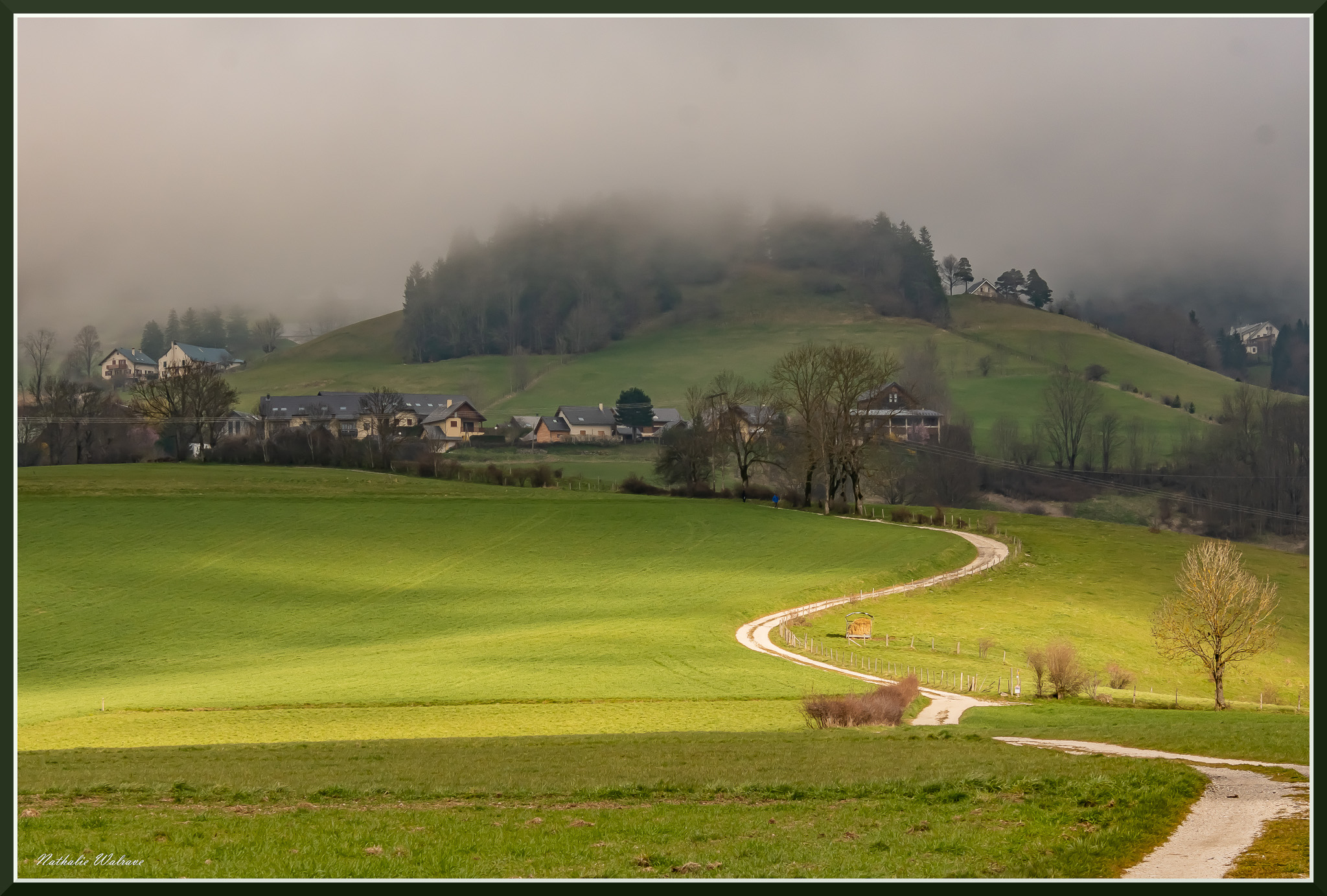 paysage de coucher de soleil